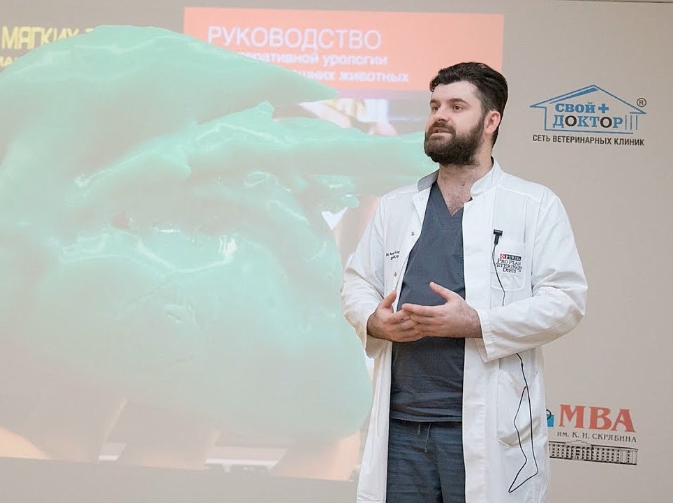Антон Лапшин читает лекцию