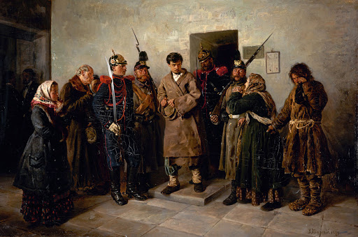 Осужденный (1879). Художник Владимир Маковский