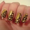 Как сделать леопардовый узор на ногтях