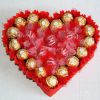 Как сделать сердце из конфет
