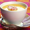 Биск-суп из креветок с коньяком и сливками