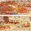 На фресках раскопок Акротири видны корабли минойцев