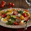 Рецепт разноцветного овощного салата