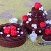 Шоколадно-цитрусовые пирожные