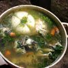 Как приготовить наваристый рыбный суп из ленка и хариуса на природе