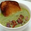  Суп-пюре из зеленого горошка с мятой