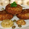 Гречаники с соусом из овощей