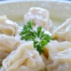 Манты с фаршем и картошкой