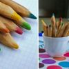 Как сделать съедобные цветные карандаши