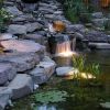подсветка садового водоема