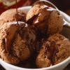 Шоколадное мороженое-тянучка