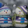 Снеговик из носка - оригинальный самодельный атрибут новогодних праздников