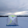 Как просто и правильно установить зимнюю палатку для рыбалки