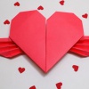Как сделать валентинку «Летящее сердце»