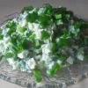 Салат из яиц и зелёного лука