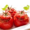 Как приготовить томаты, фаршированные грибами