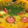 Как приготовить суп с колбасой и болгарским перцем
