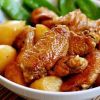 Как приготовить куриные крылышки с картошкой в духовке