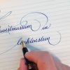 Каллиграфия шариковой ручкой: основные рекомендации и нюансы