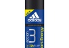 Мужской дезодорант-антиперсперант спрей "Adidas Action 3 Sport Energy"