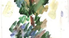 Как рисовать деревья акварелью