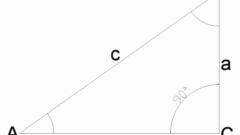 How to find the hypotenuse, knowing a side and angle