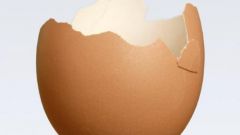 How to drink egg shells