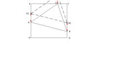 Как вписать треугольник в квадрат