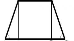How to find side of a trapezoid if you know the base