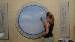 Как нарисовать облака на стене