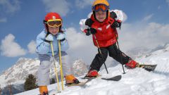 Как крепить крепления к детским лыжам