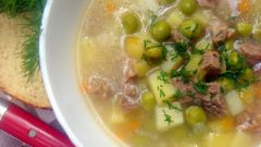 How to cook soup with green peas