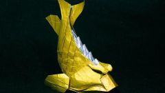 Как сделать рыбку оригами