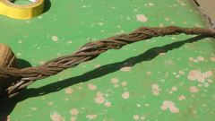 How to braid a loop on the rope