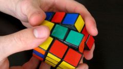 Как собрать одну грань у кубика рубика