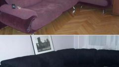 Как перетянуть старый диван