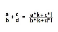 How to find common denominator