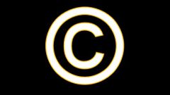 How to put the copyright sign