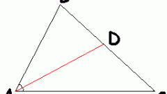 Как построить биссектрису треугольника