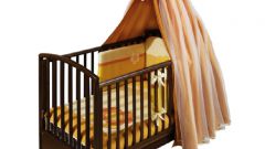 How to hang a canopy on the crib