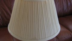 How to make a lampshade for a table lamp