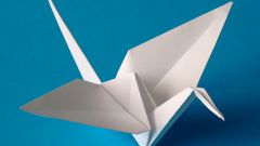 Как сделать журавля оригами