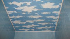 How to paint clouds on the ceiling