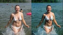 How to make a person thinner in Photoshop