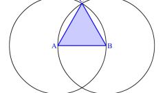 Как построить равный треугольник