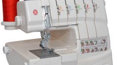 How to fill the thread in the serger
