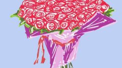 Как нарисовать букет роз
