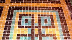How to glue mosaic