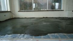How to make a screed wood floor
