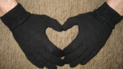 Как связать мужские перчатки